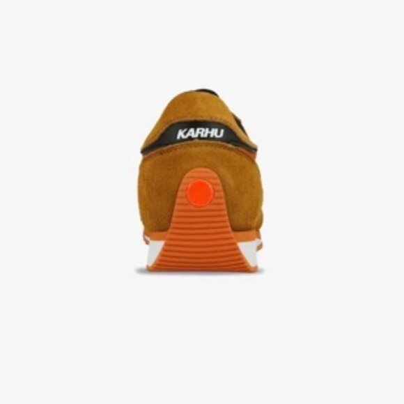 Karhu Athletic Sneakers in Orange and Tan with Black Detail main image 15